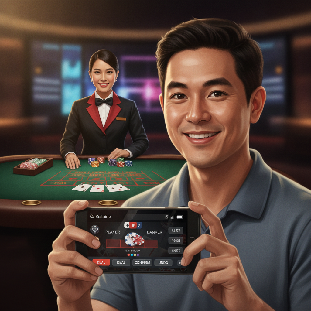 Illustration: VM Blast Live Dealer Games: How to Play Baccarat and Blackjack for Beginners